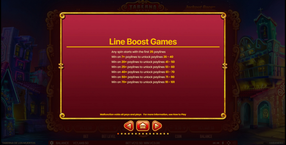 Line Boost Feature Rules
