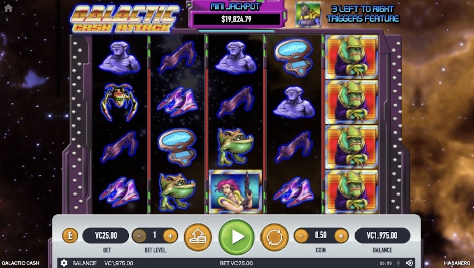 Galactic Cash Attack Slot Review
