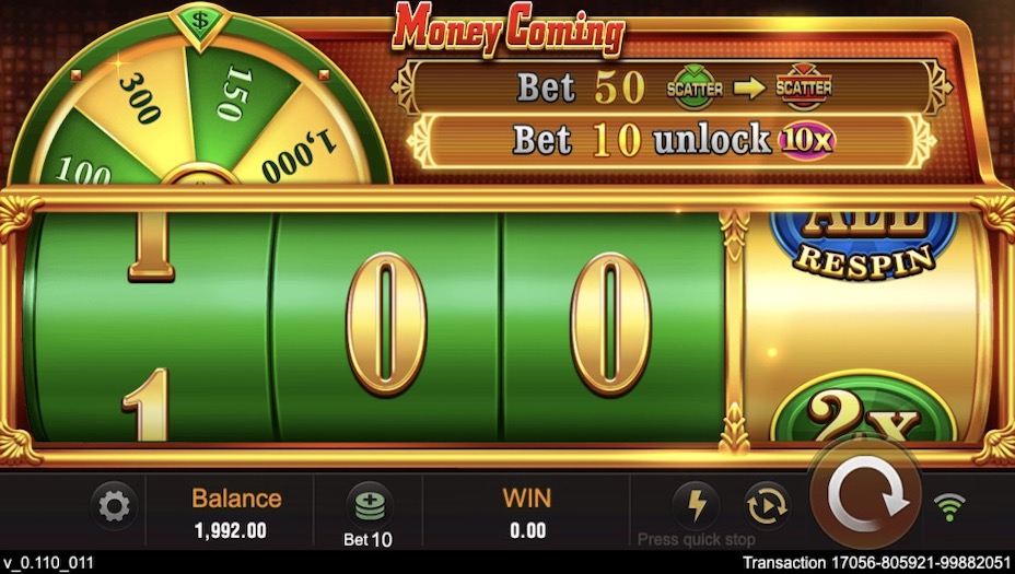 Money Coming Slot Review