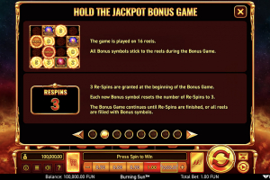 Hold the Jackpot Game Rules