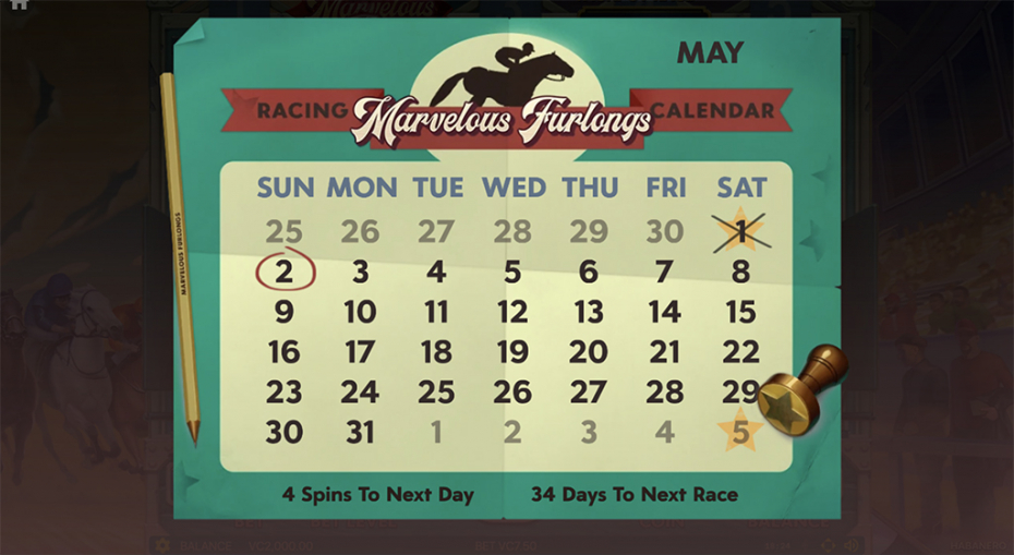 Marvelous Free Spins 1 May