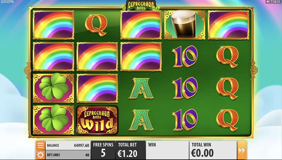 Rainbow Free Spins Game