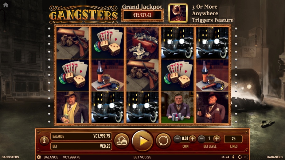 Gangsters Slot Review
