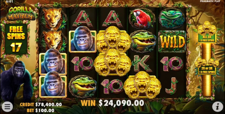 Golden Gorilla Multiplier level 2