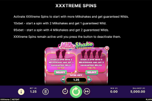 XXXtreme Spins Rules