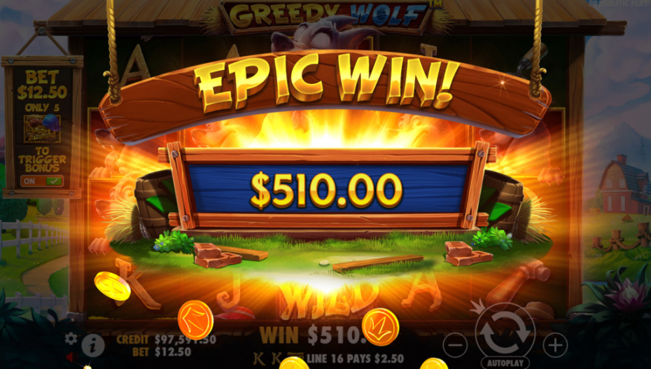 Greedy Wolf Wild Feature Epic Win