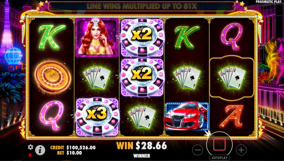 Wild Multipliers Win Spin