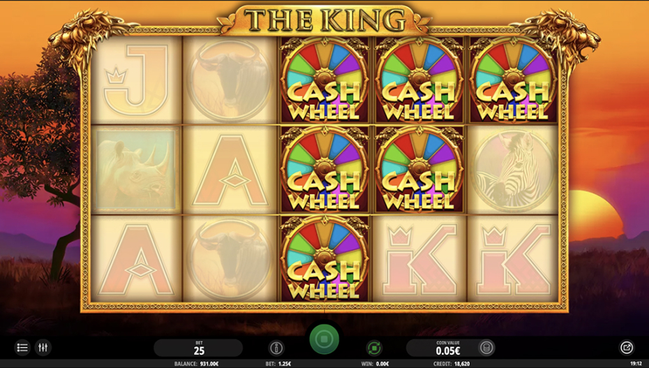 Cash Wheel Bonus Game