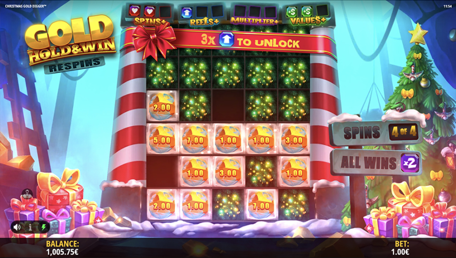 Gold Hold & Win Respins Game