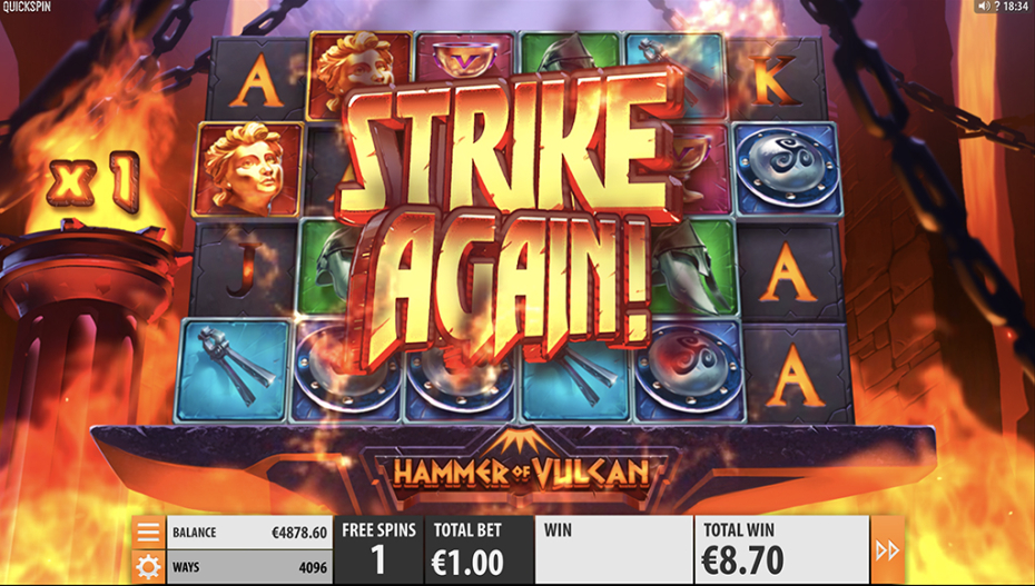 Light the Forge Free Spins Strike Again