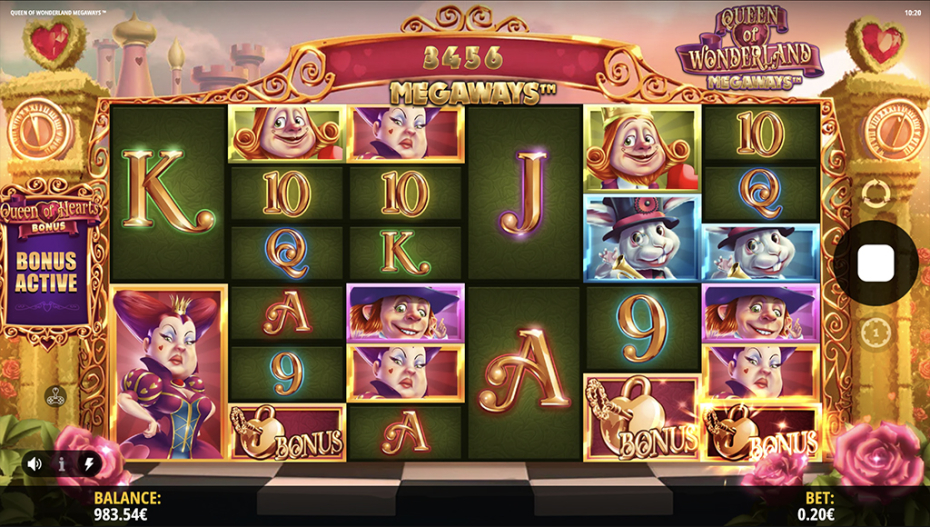 Queen of Hearts Free Spins Trigger