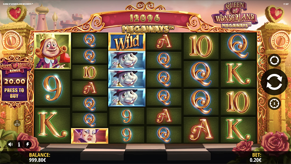 Queen of Wonderland Megaways Slot Review