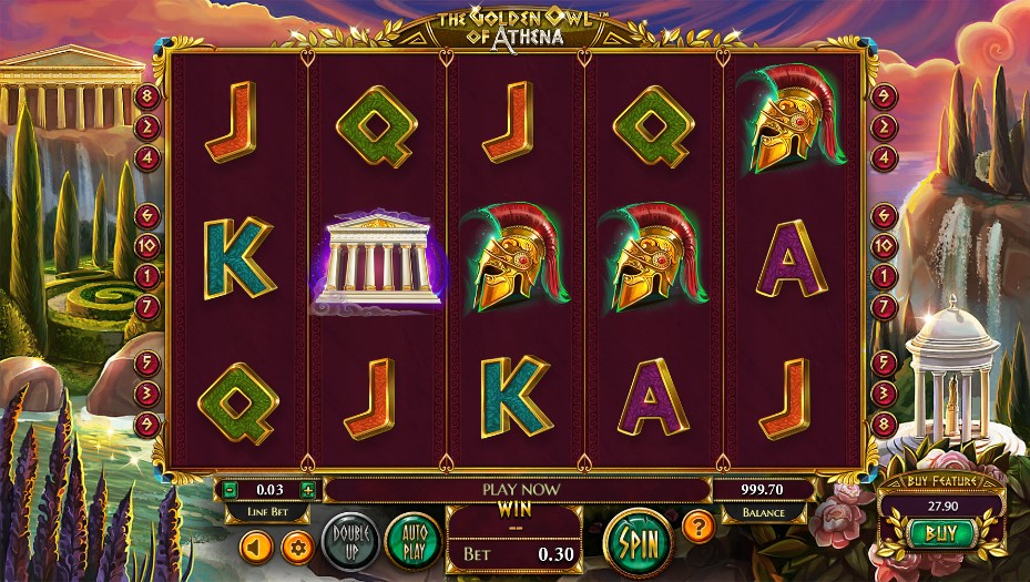 The Golden Owl of Athena Slot Review