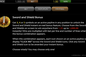 Sword and Shield Bonus