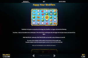 Happy Hour Modifiers