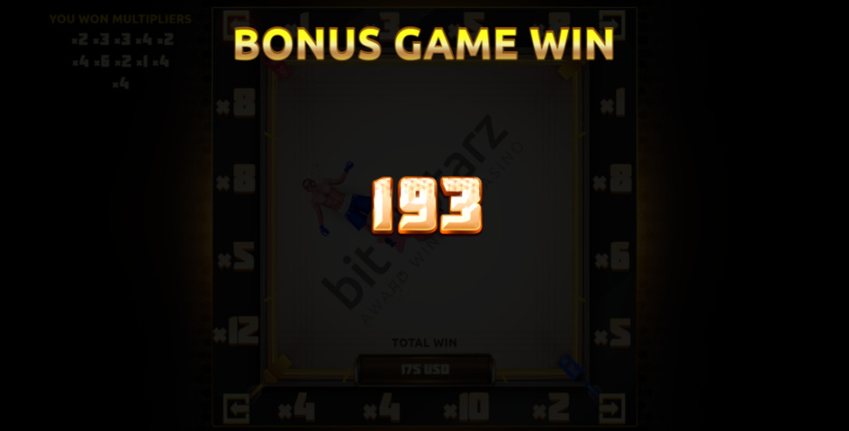 Bonus Game Win