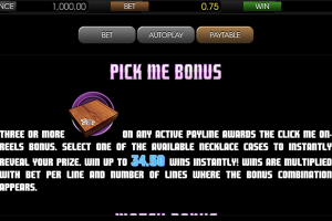Pick Me Bonus